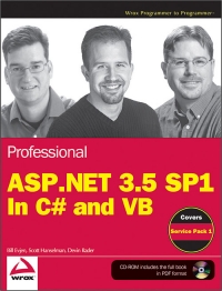 Professional ASP.NET 3.5 SP1 Edition