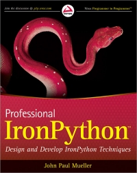 Professional IronPython Free Ebook Professional IronPython Free Ebook