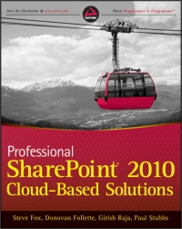 Professional SharePoint 2010 Cloud-Based Solutions