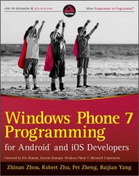 Windows Phone 7 Programming for Android and iOS Developers Free Ebook Windows Phone 7 Programming for Android and iOS Developers Free Ebook