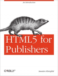 HTML5 for Publishers Free Ebook HTML5 for Publishers Free Ebook