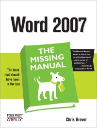 Word 2007: The Missing Manual Free Ebook Word 2007: The Missing Manual Free Ebook