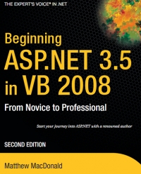 Beginning ASP.NET 3.5 in VB 2008, 2nd Edition Free Ebook Beginning ASP.NET 3.5 in VB 2008, 2nd Edition Free Ebook