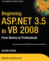 Beginning ASP.NET 3.5 in VB 2008, 2nd Edition