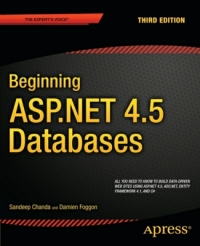 Beginning ASP.NET 4.5 Databases, 3rd Edition Free Ebook Beginning ASP.NET 4.5 Databases, 3rd Edition Free Ebook