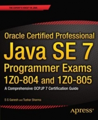 Oracle Certified Professional Java SE 7 Programmer Exams 1Z0-804 and 1Z0-805 Free Ebook Oracle Certified Professional Java SE 7 Programmer Exams 1Z0-804 and 1Z0-805 Free Ebook