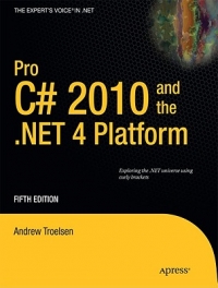 Pro C# 2010 and the .NET 4 Platform, 5th Edition Free Ebook Pro C# 2010 and the .NET 4 Platform, 5th Edition Free Ebook