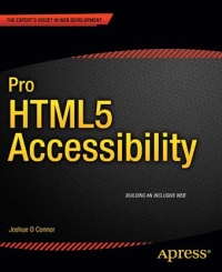 Pro HTML5 Accessibility Free Ebook Pro HTML5 Accessibility Free Ebook
