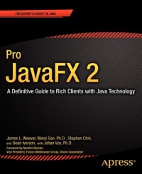 Pro JavaFX 2 Free Ebook Pro JavaFX 2 Free Ebook