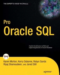 Pro Oracle SQL Free Ebook Pro Oracle SQL Free Ebook