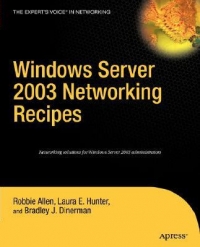 Windows Server 2003 Networking Recipes Free Ebook Windows Server 2003 Networking Recipes Free Ebook