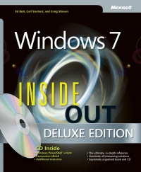 Windows 7 Inside Out, Deluxe Edition Free Ebook Windows 7 Inside Out, Deluxe Edition Free Ebook