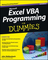 Excel VBA Programming For Dummies, 3rd Edition Free Ebook